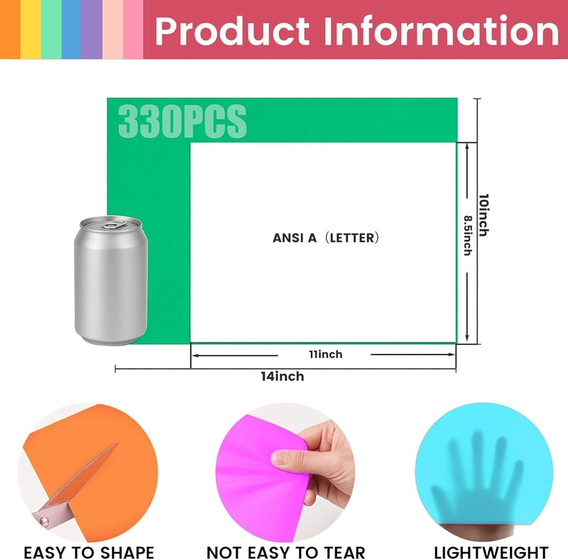 Koogel 330 Sheets Tissue Paper, 14x10 Inch Multicolor Wrapping Tissue Paper for Gift Bags Holiday Birthday DIY Crafts Project 20 Colors - Image 2